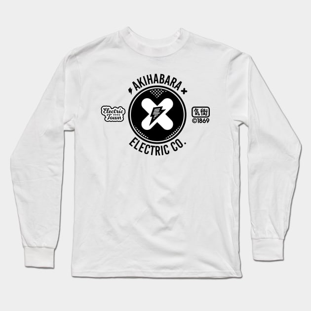 Akihabara Electric Co. Long Sleeve T-Shirt by misogenki